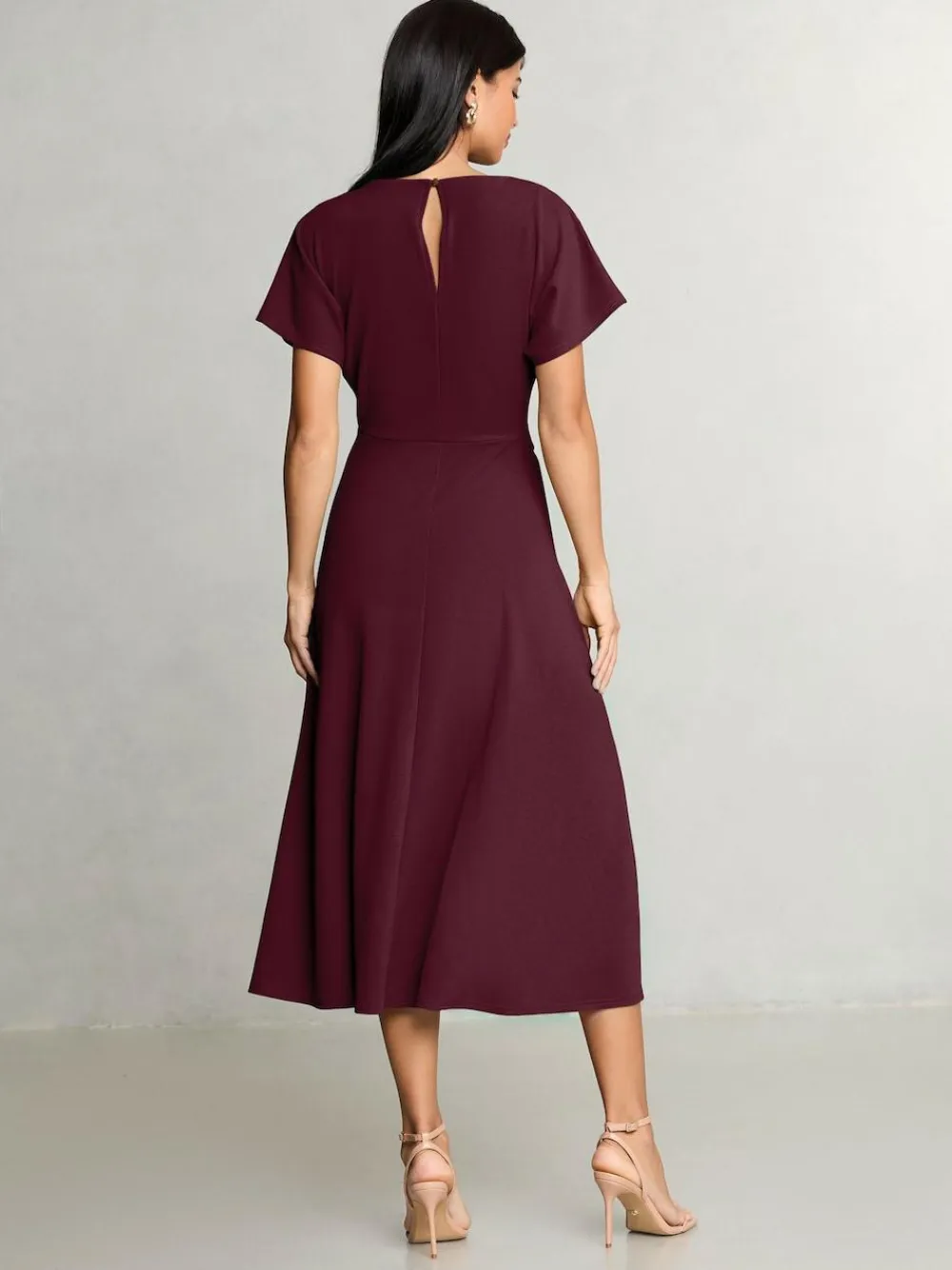Lipsy Knot Side Midi Dress^Women Dresses