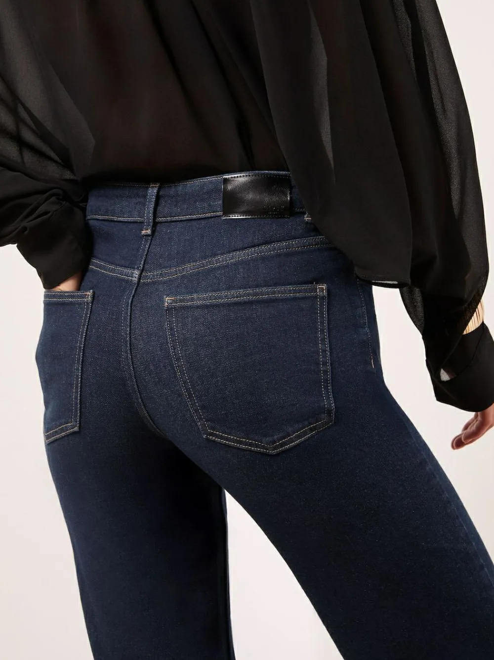 Hot Lipsy Wide Leg Jeans Rinse Blue