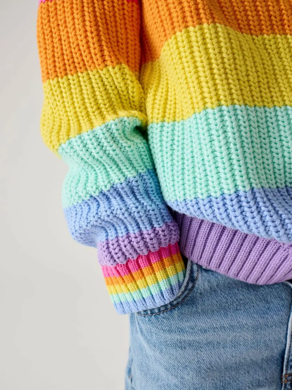 Little Bird by Jools Oliver Knitted Colourblock Jumper^ Nightwear|Knitwear