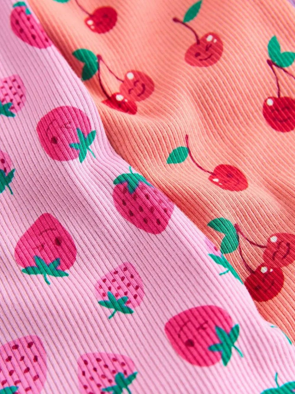 Discount Little Bird by Jools Oliver Fruity Ribbed Jersey Kickflare Leggings 3 Pack