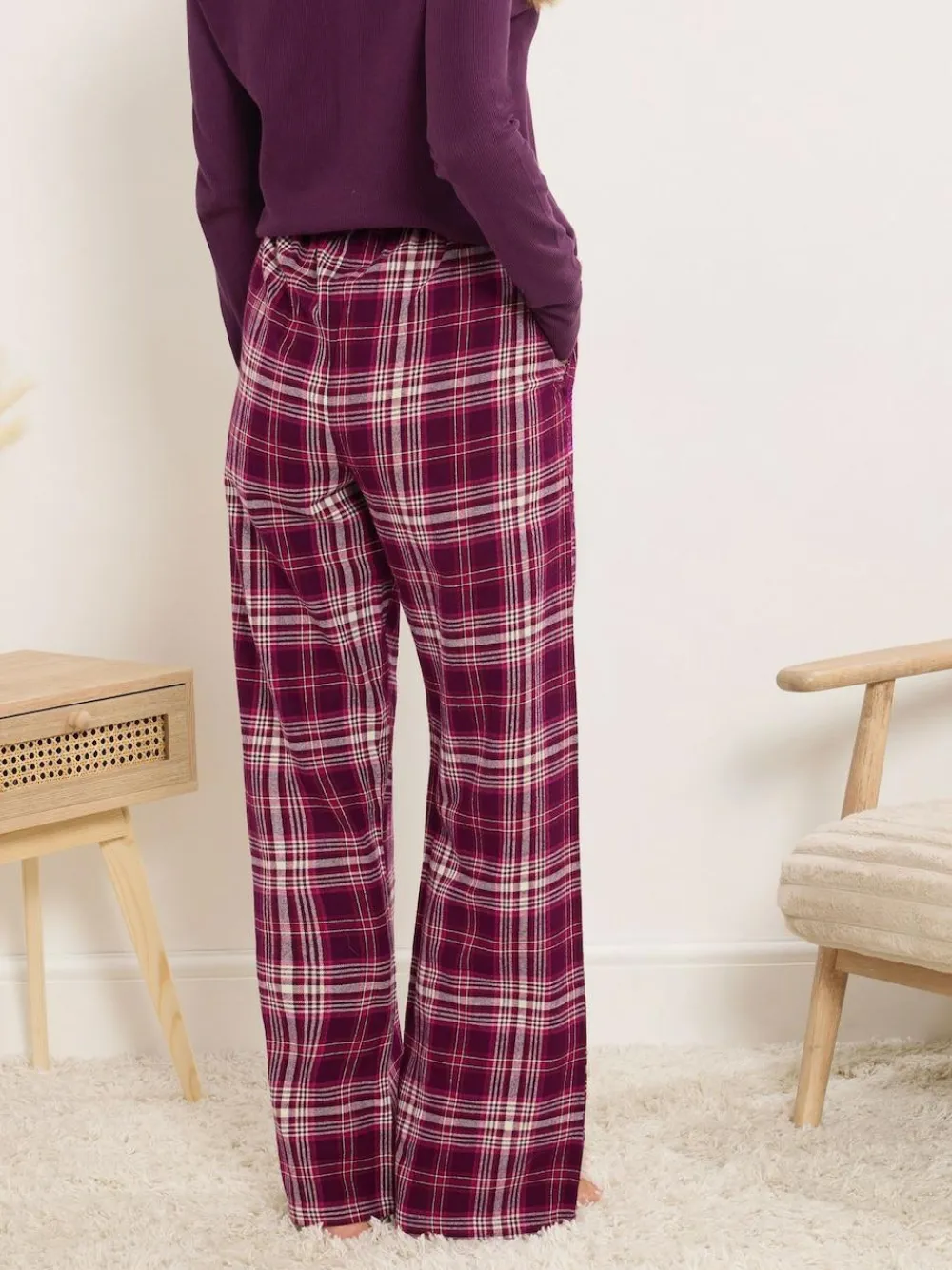 Outlet Long Tall Sally Check Pyjamas Red