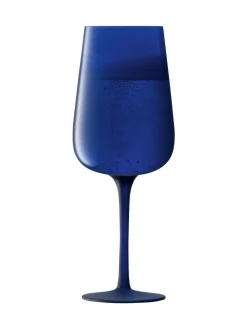 LSA International Set of 2 Arc Contrast Flute Glasses 280ml^ Glassware|Branded Kitchenware