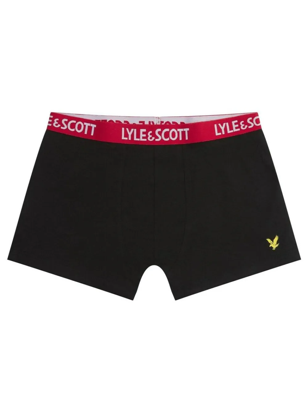 Lyle & Scott Black Boys Ned Underwear Trunks 5 Pack