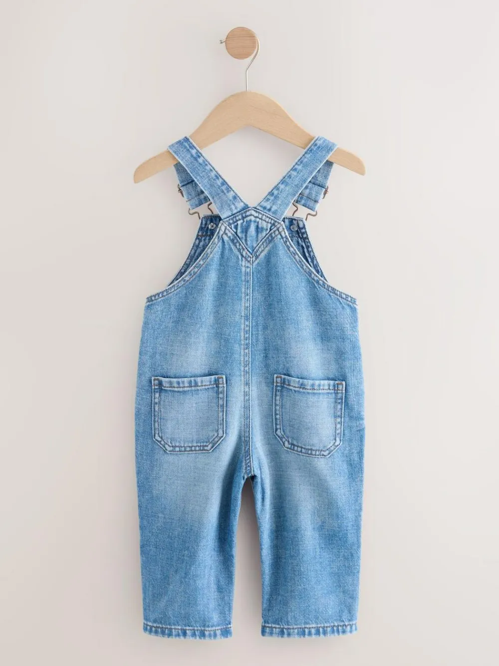 Clearance Next Denim Dungarees (3mths-7yrs) Mid Blue