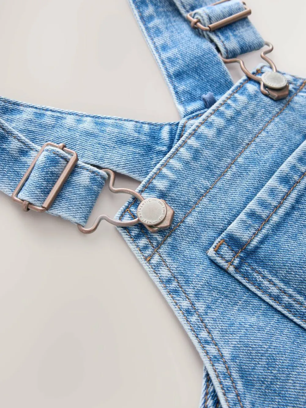 Clearance Next Denim Dungarees (3mths-7yrs) Mid Blue