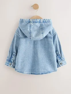 Next Denim Hooded Overshirt (3mths-7yrs)^BOY Coats, Jackets & Pramsuits|Coats, Jackets & Pramsuits