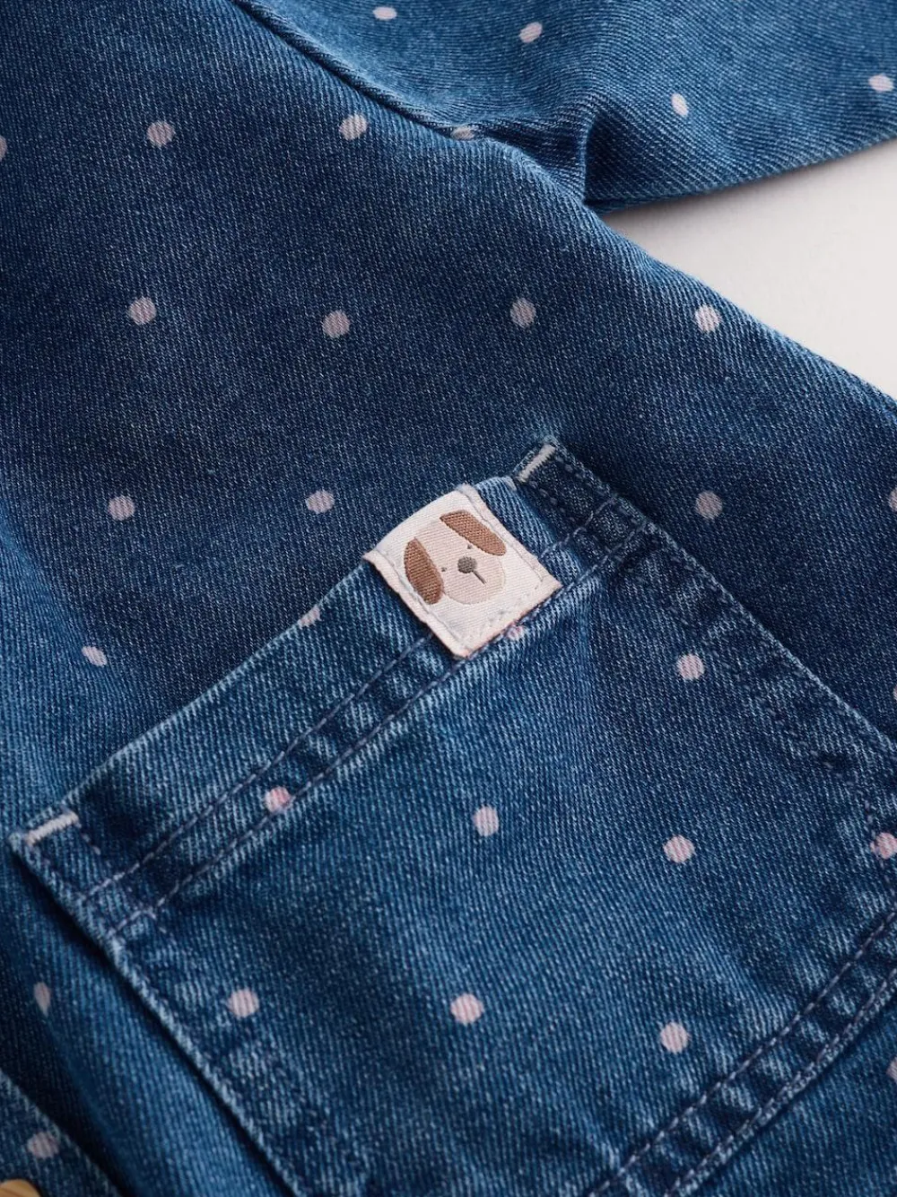 Next Mid Blue Denim Shirt and Check Trousers Set (3mths-7yrs)^ Sets & Co-Ords|Sets & Co-Ords