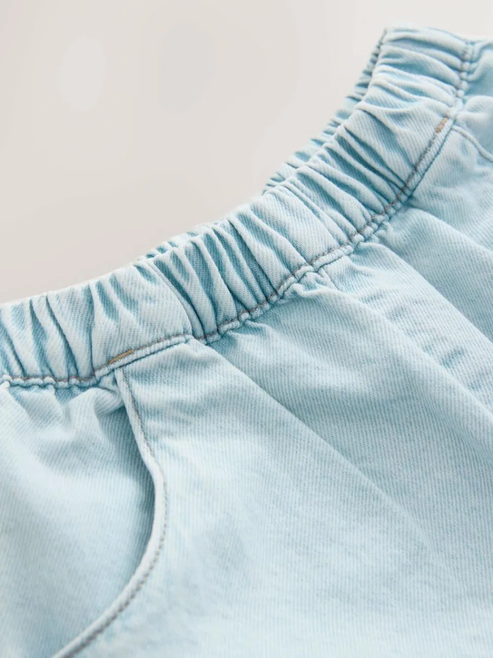 Online Next Pullon Barrel Jeans (3mths-7yrs) Mid Blue