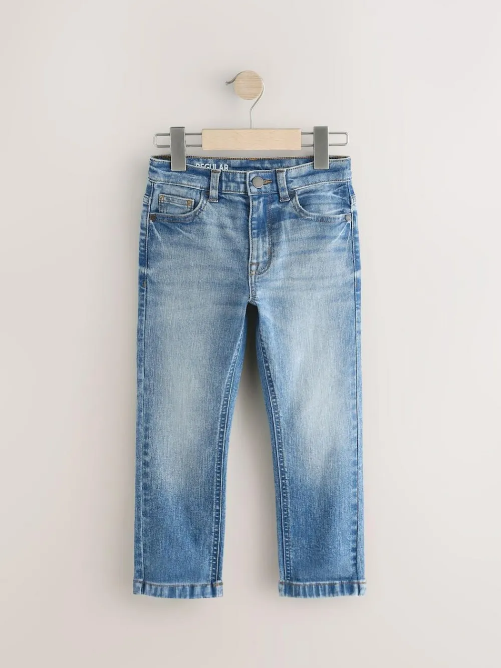 Sale Next Mid Blue Regular Fit Stretch Jeans (3-17yrs)