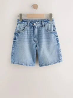 Next Regular Length Relaxed Denim Shorts (3-16yrs)^ Shorts & Skirts