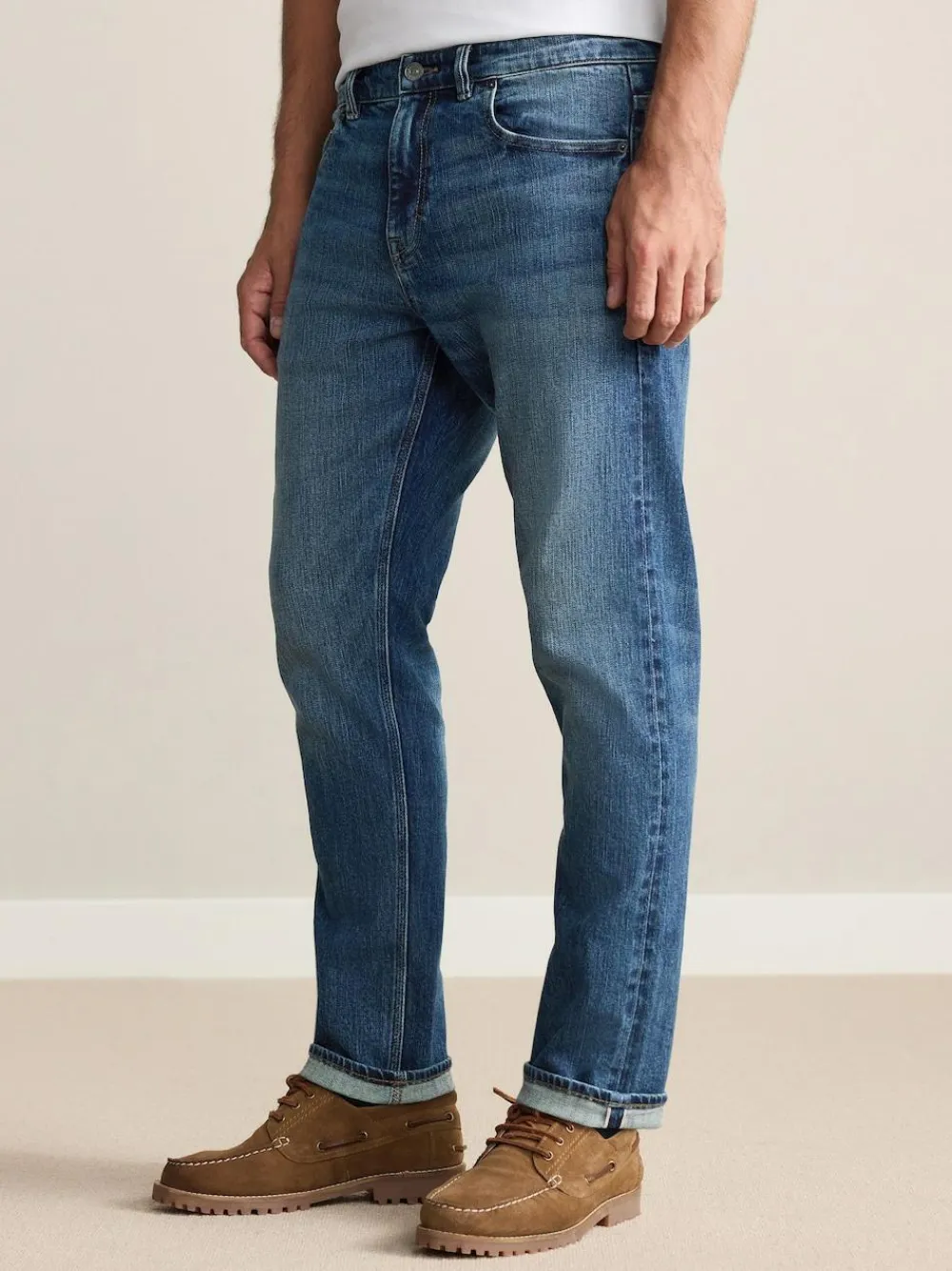 Next Slim Fit Signature Selvedge Denim Jeans^ Jeans|Jeans