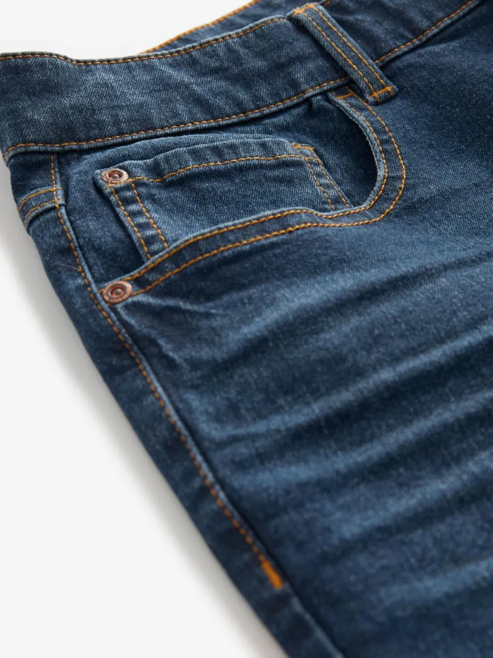 Outlet Next Straight Fit Straight Fit Essential Stretch Jeans Mid Blue