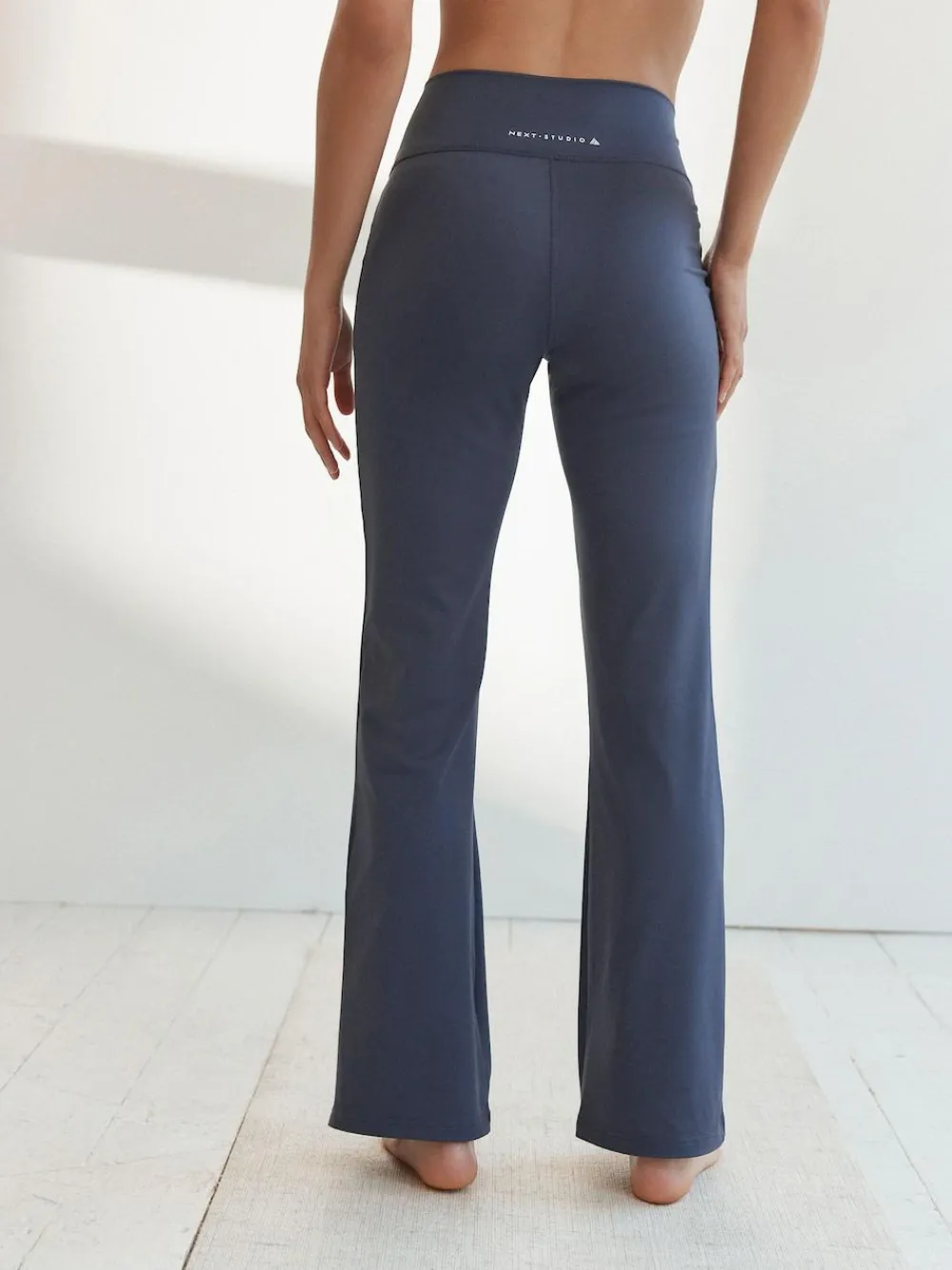 Discount Next Supersoft Dry Tech Flared Yoga Sports Leggings Midnight Blue