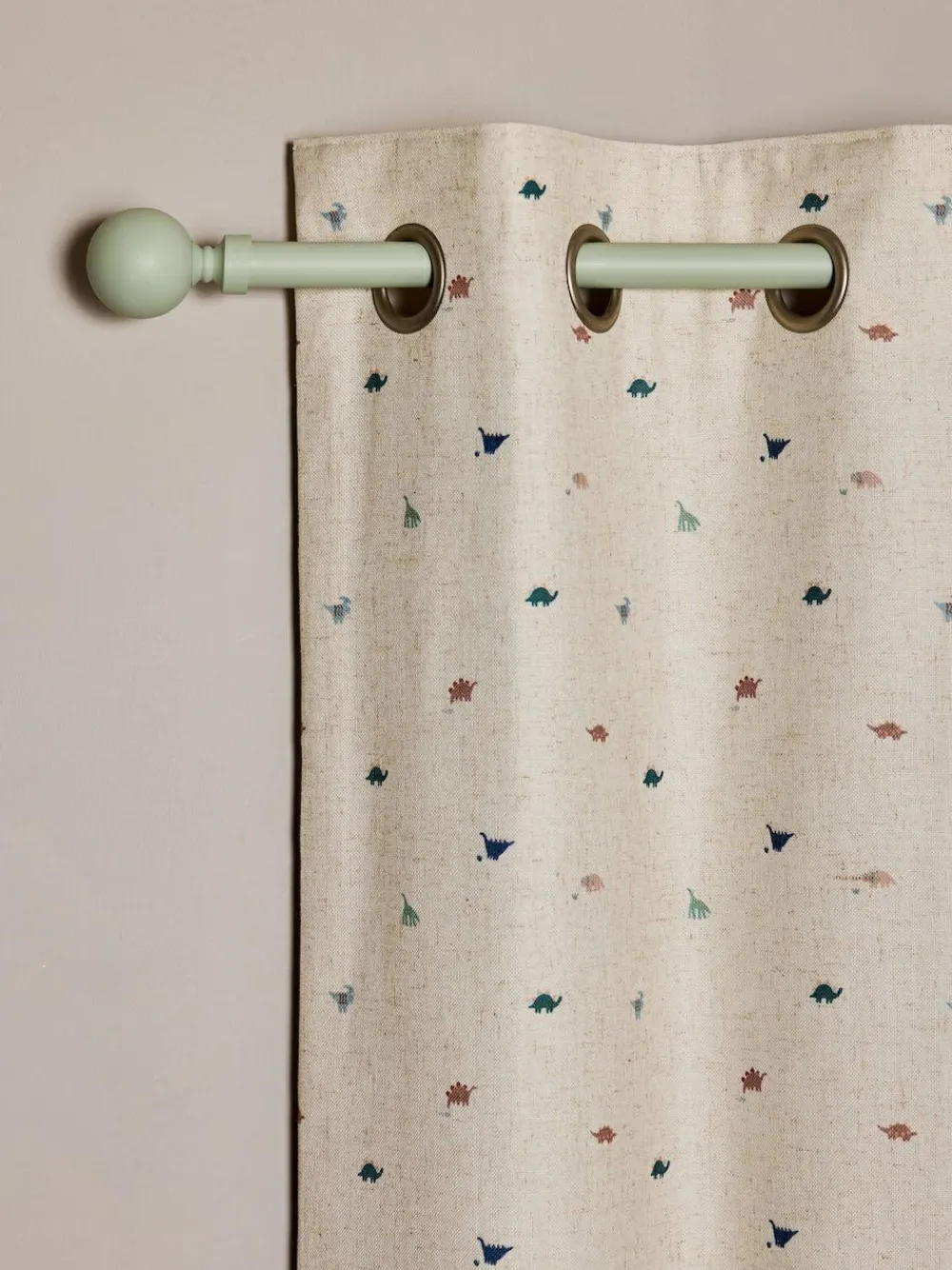 Hot Next Mini Dino Eyelet Blackout Curtains