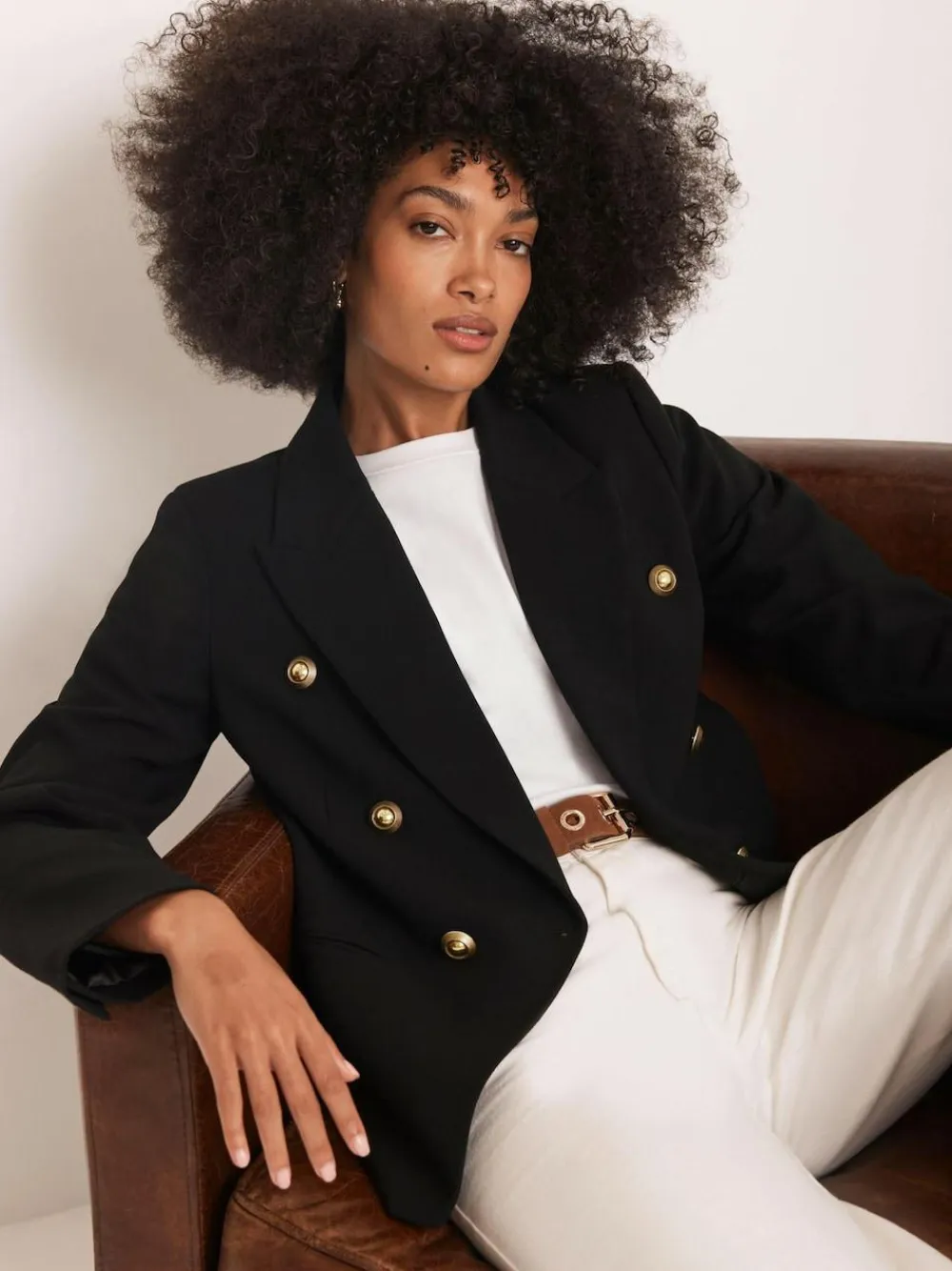 Mint Velvet Black Double Breasted Blazer^Women Suits & Tailoring|Blazers