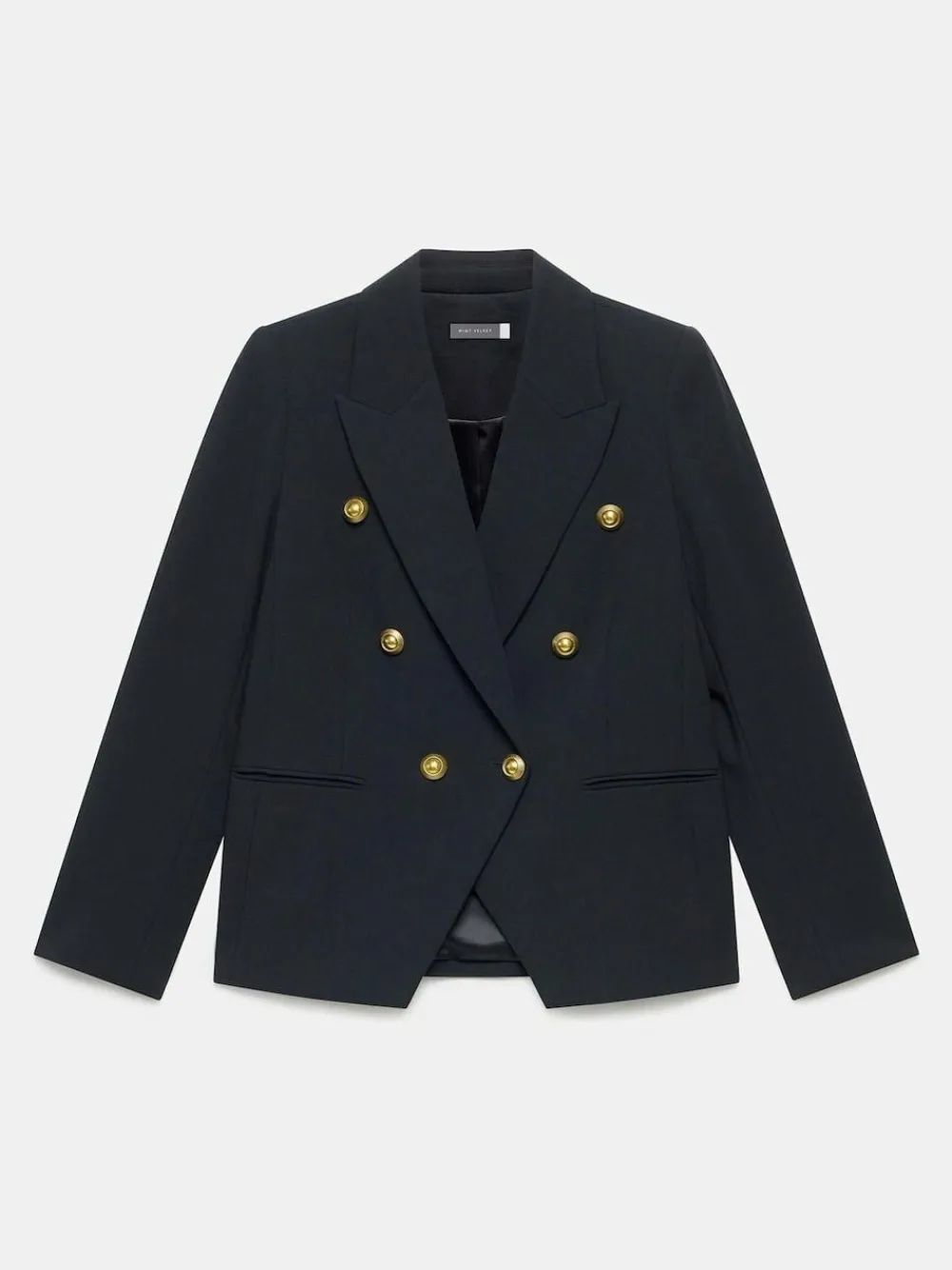 Mint Velvet Black Double Breasted Blazer^Women Suits & Tailoring|Blazers