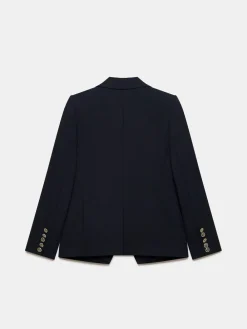 Discount Mint Velvet Blue Double Breasted Blazer