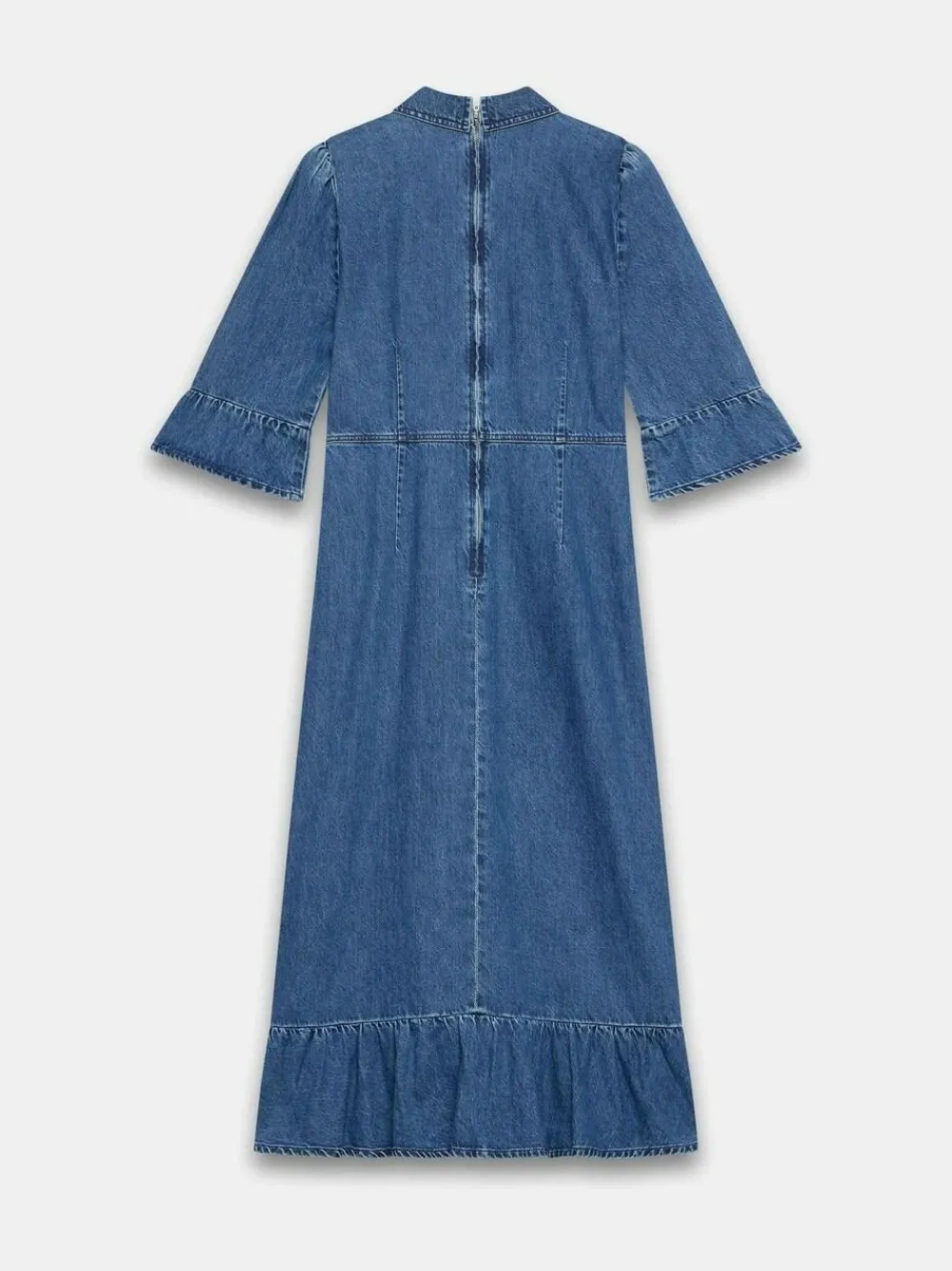 Mint Velvet Blue Indigo Denim Midi Shirt Dress^Women Dresses|Midi Dresses