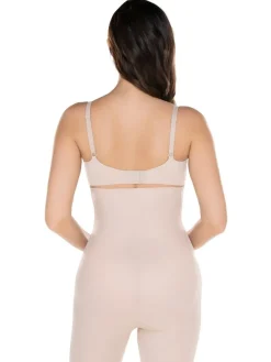 Sale Miraclesuit Extra Firm High Waisted Long Leg Shaping Shorts Stucco