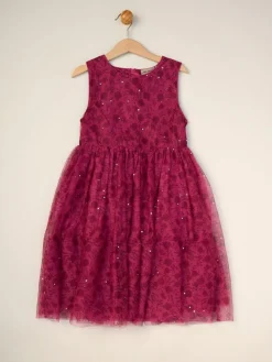 Miss Jacket with Tulle Appliqué and Printed Tulle Dress Set^ Dresses