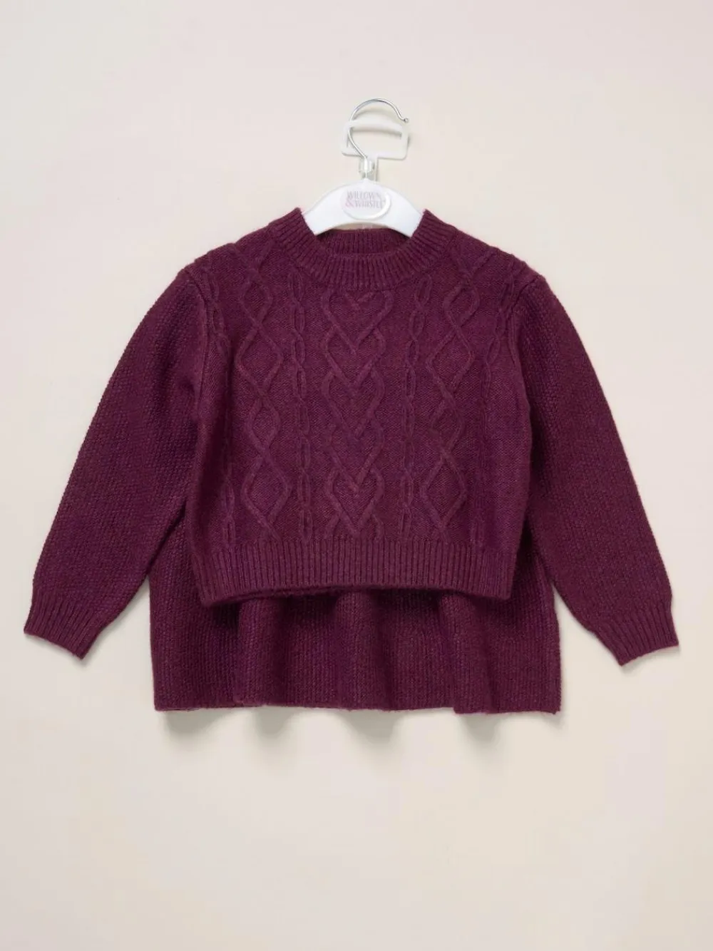 Discount Miss Knit Jumper and Skirt Set Red
