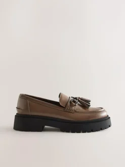 Next Forever Comfort Chunky Platform Tassel Loafers^Women Flats