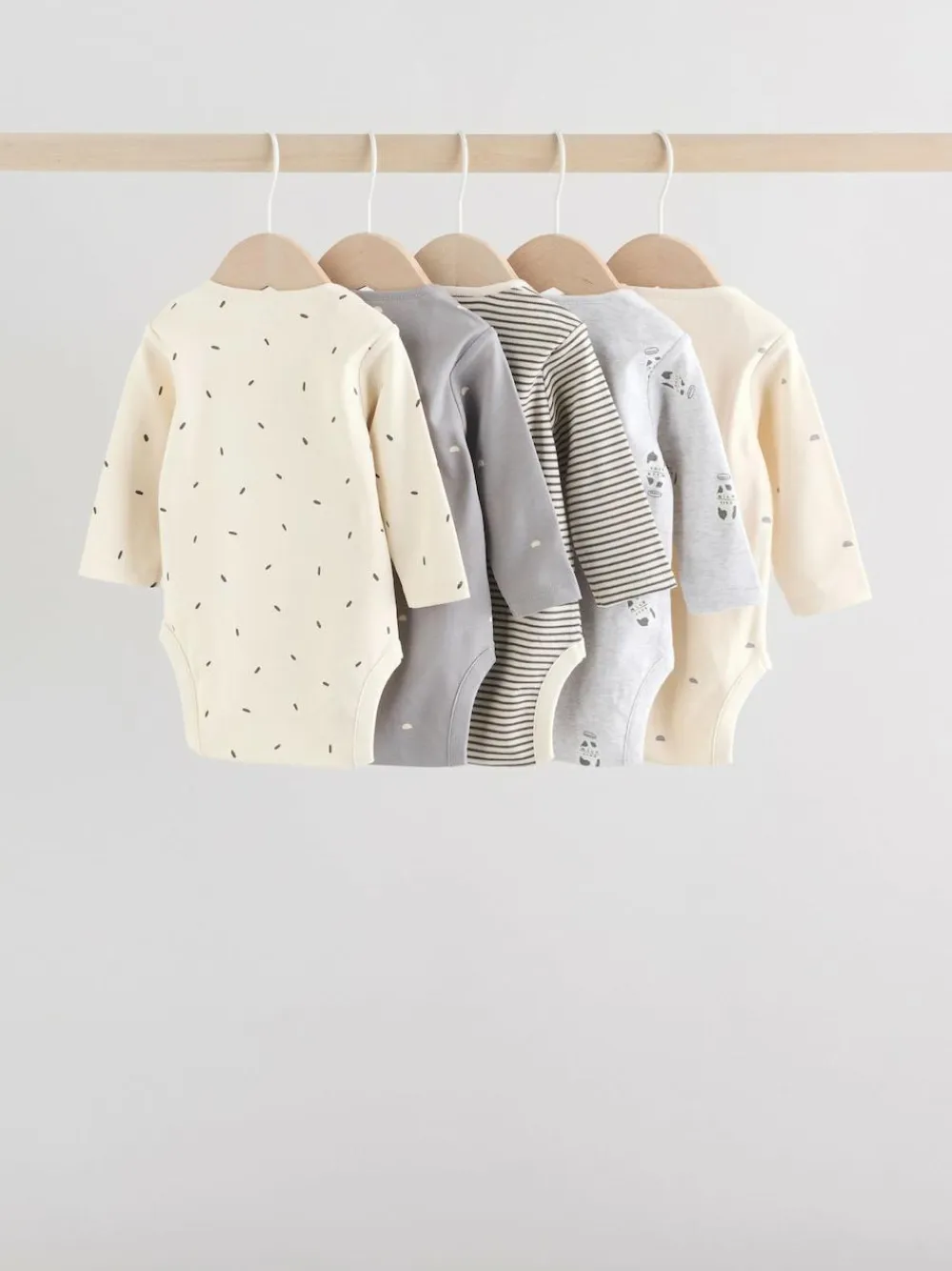 Next Baby Long Sleeve Bodysuits 5 Pack^BOY Unisex|Bodysuits & Vests