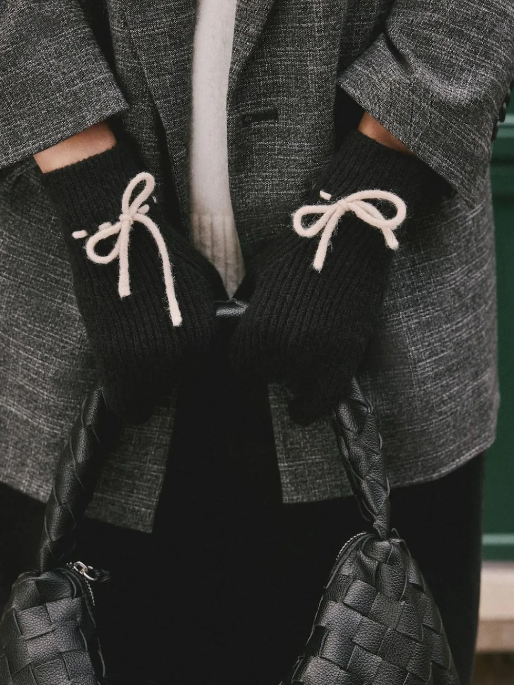 Next 3D Bows Knitted Gloves 1 Pack^Women Hats, Gloves & Scarves|Hats, Gloves & Scarves