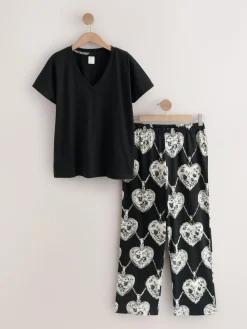 Next Short Sleeve Pyjamas^Women Pyjamas|All Night & Lounge