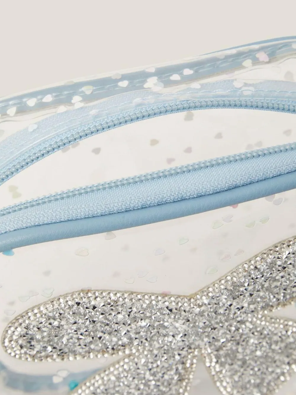Monsoon Blue Clear Bow Confetti Cross-Body Bag^ Bags