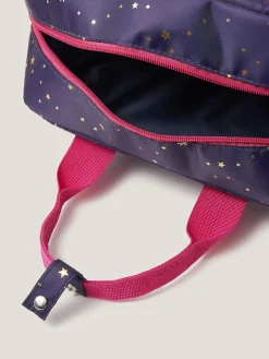 Monsoon Blue Floral Print School Backpack^ Bags