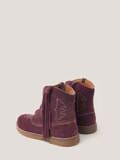 Monsoon Red Suede Cowboy Boots^ Baby Boots|Boots