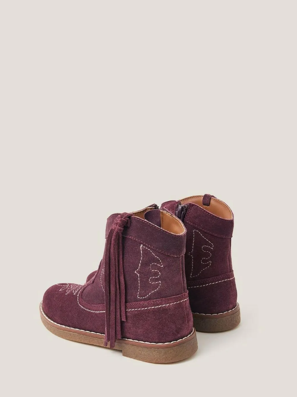 Monsoon Red Suede Cowboy Boots^ Baby Boots|Boots