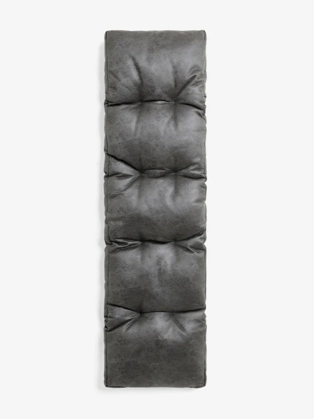 Discount Next Dining Bench Cushion Monza Faux Leather Grey