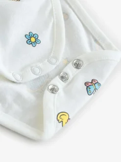Outlet Moschino Natural Baby Logo Bodysuits 2 Pack With Giftbox
