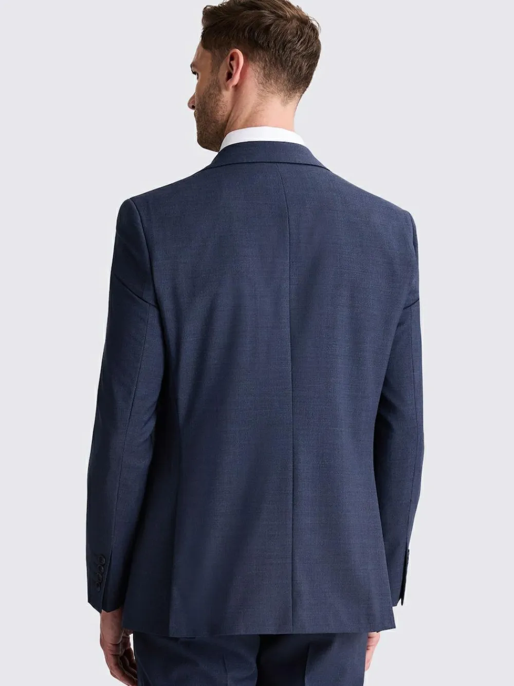 Online MOSS Blue Tailored Performance Suit Jacket