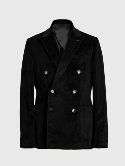 MOSS Slim Corduroy Suit Jacket^ Blue Suits