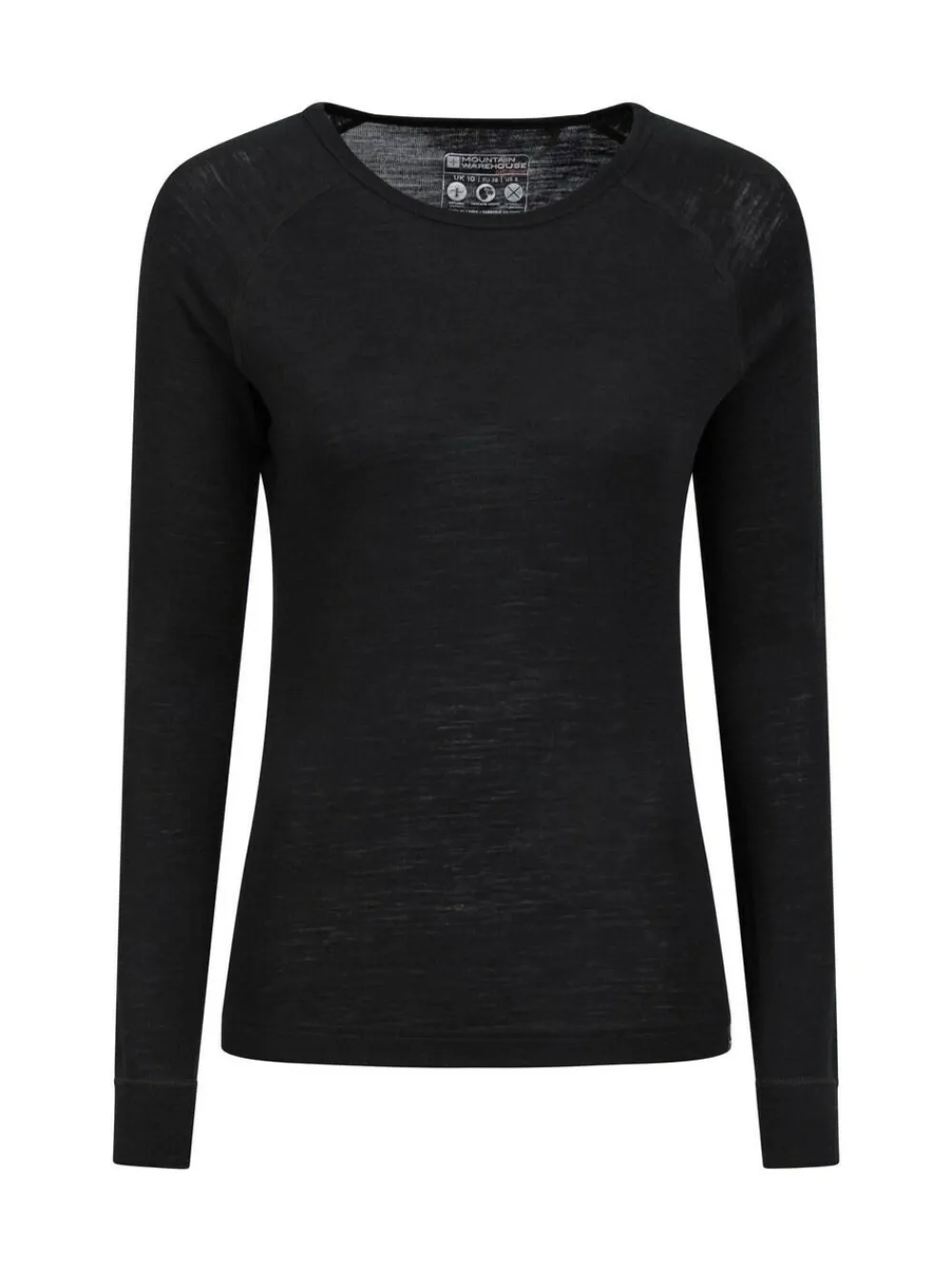Sale Mountain Warehouse Black Womens Merino Thermal Top