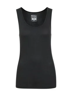 Mountain Warehouse Black Keep The Heat Womens IsoTherm Thermal Vest Top^Women Thermals