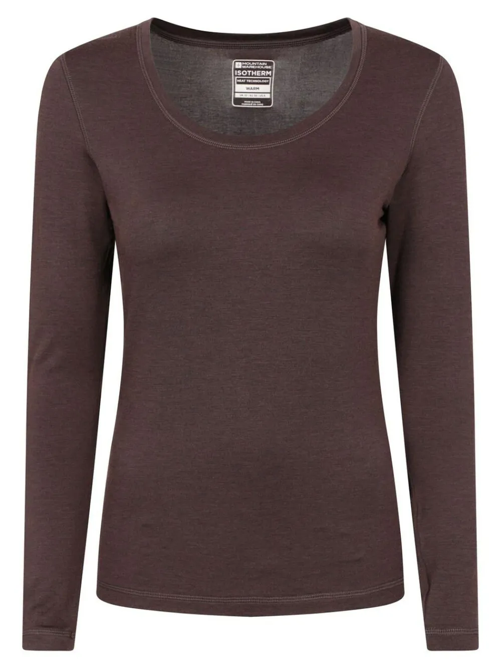 Hot Mountain Warehouse Keep The Heat Quick Drying Thermal Top Brown
