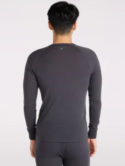 Sale Mountain Warehouse Merino Mens Baselayer Top Dark Grey