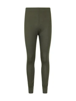 Mountain Warehouse Talus Mens Thermal Top & Joggers Set Green