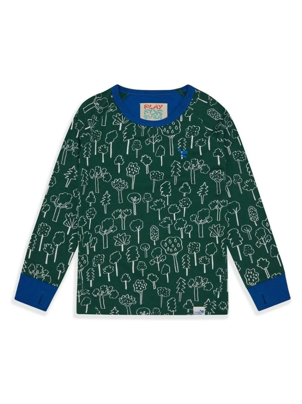 Discount Muddy Puddles Thermal Baselayer Top Green