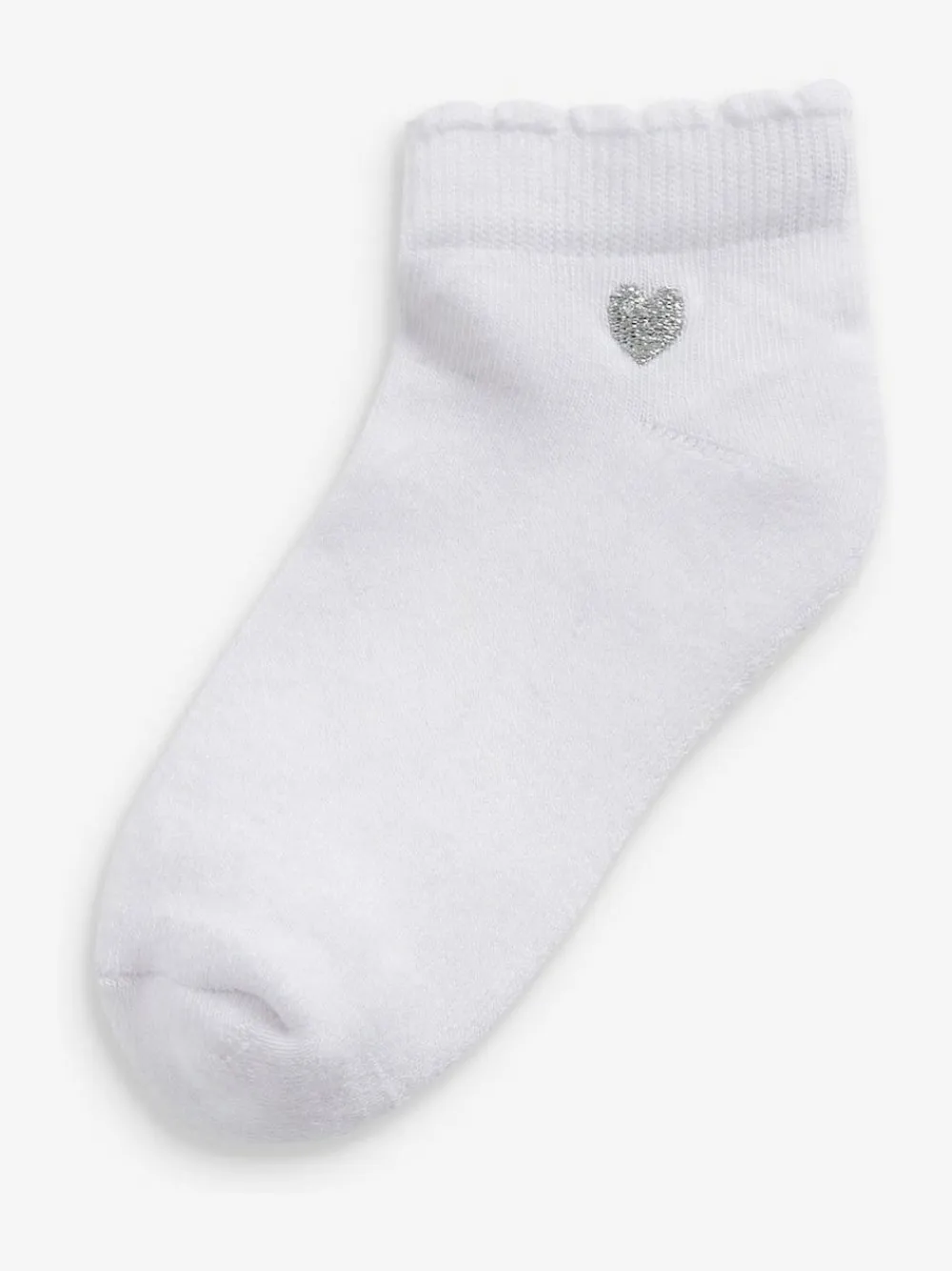 Online Next Multi 7 Pack Cotton Rich Embroidered Cushioned Sole Trainer Socks