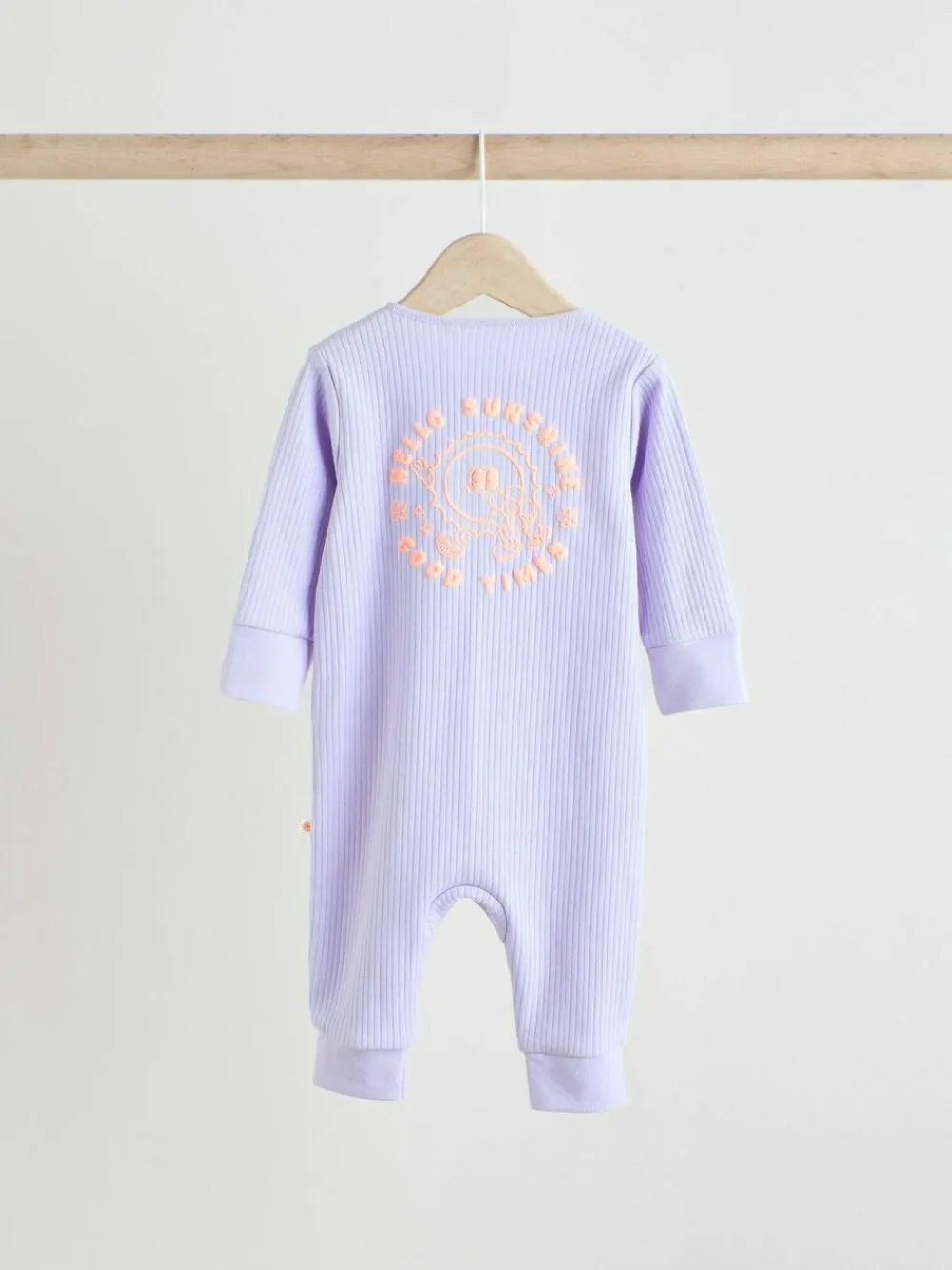 Next Multi 3 Pack Two Way Zip Baby Sleepsuits (0mths-3yrs)^ Nightwear