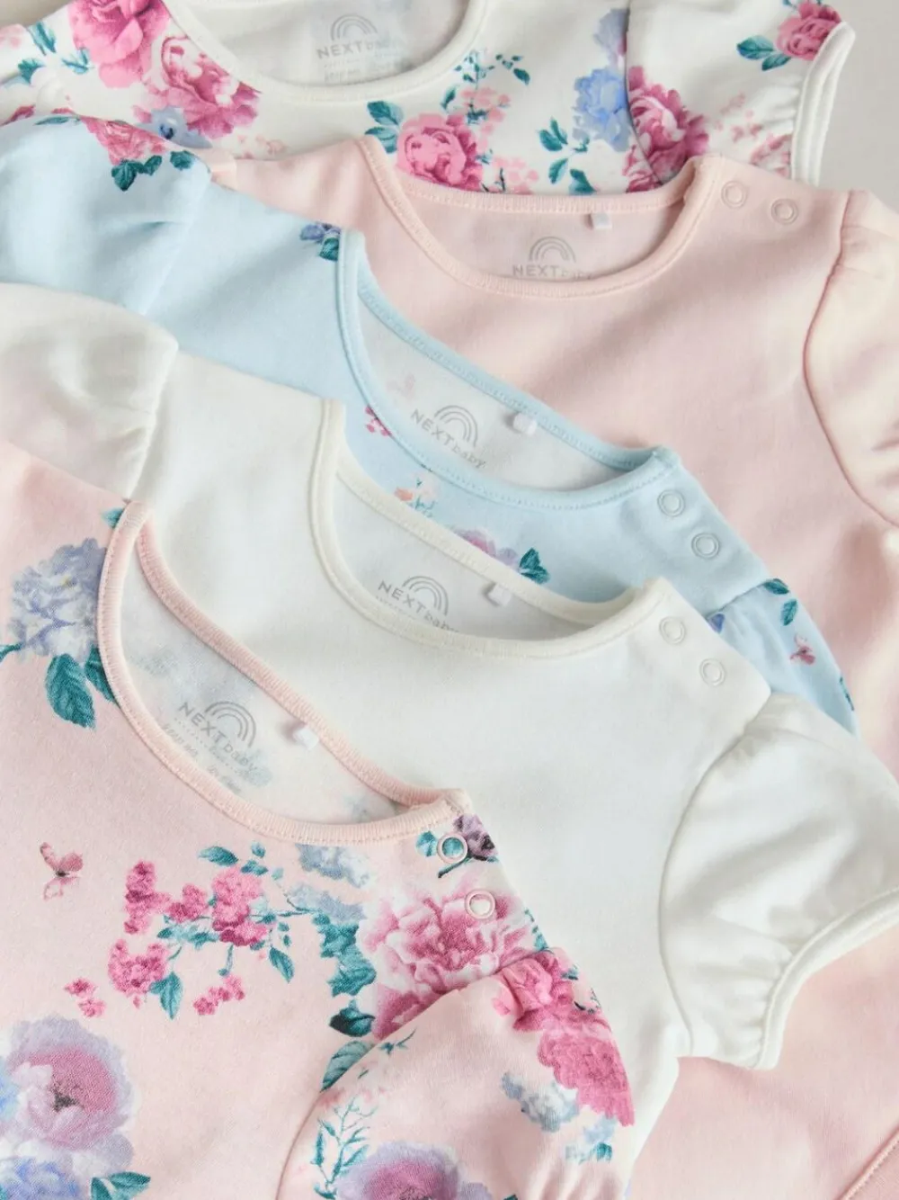 Next Multi Baby Short Sleeve Bodysuits 5 Pack^ Bodysuits & Vests|Vests