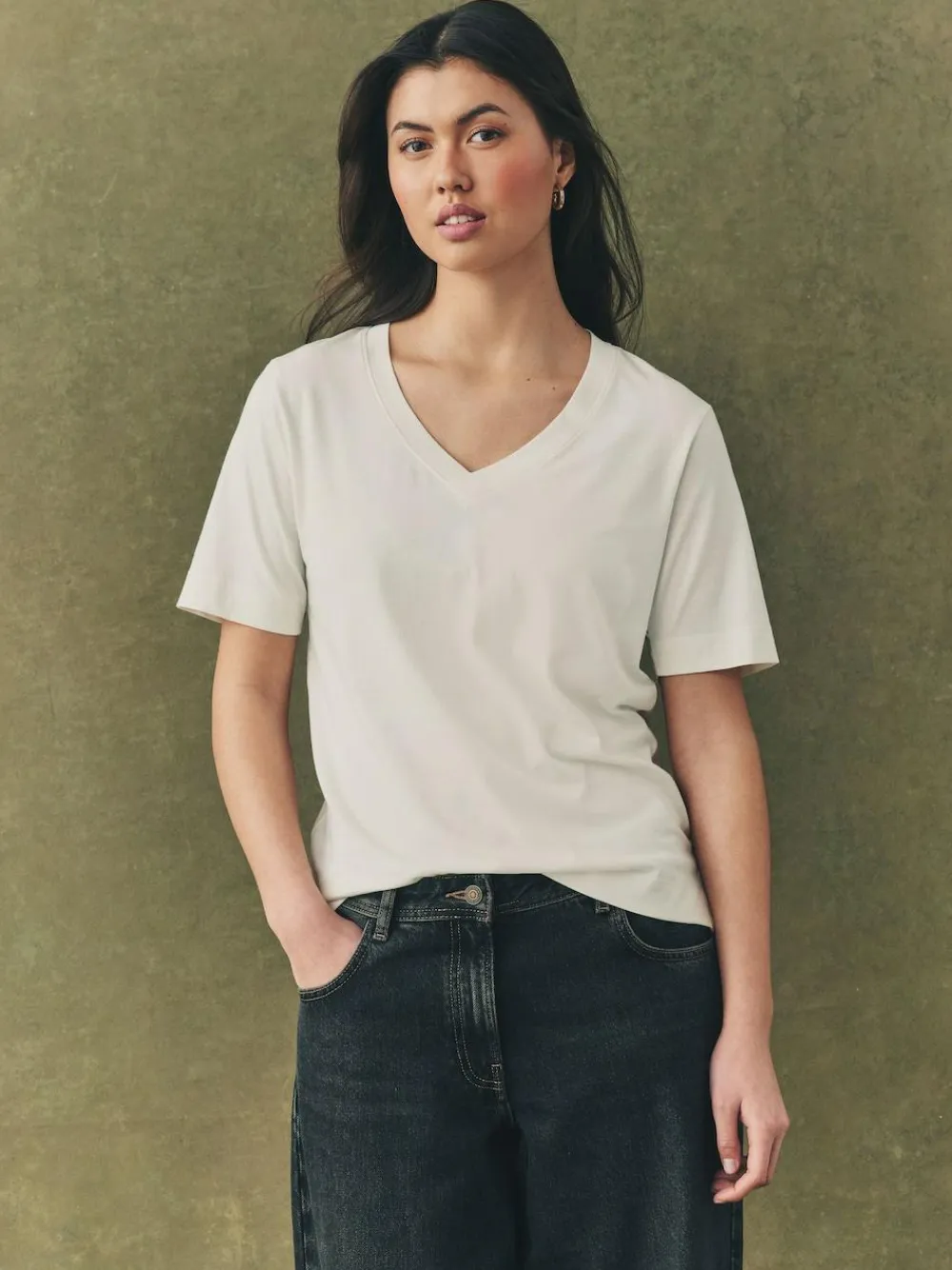 Next Multi Cotton Modal Slouch T-Shirt 5 Pack^Women Nightwear|Tops & T-Shirts
