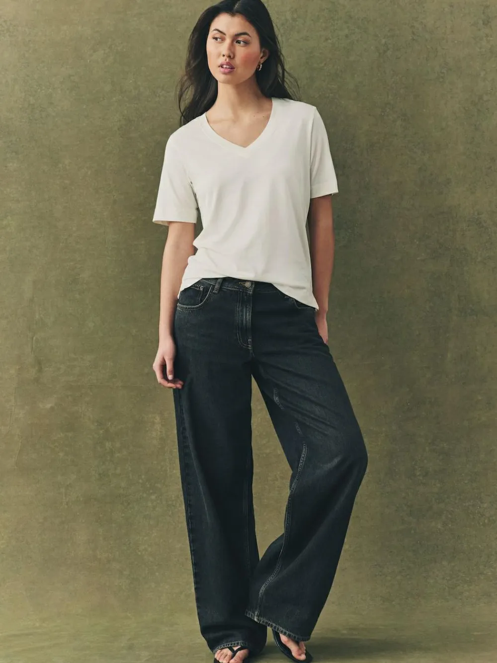 Next Multi Cotton Modal Slouch T-Shirt 5 Pack^Women Nightwear|Tops & T-Shirts