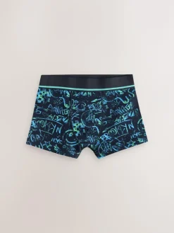 Next Trunks 5 Pack (3-16yrs) Multi Grafitti Print
