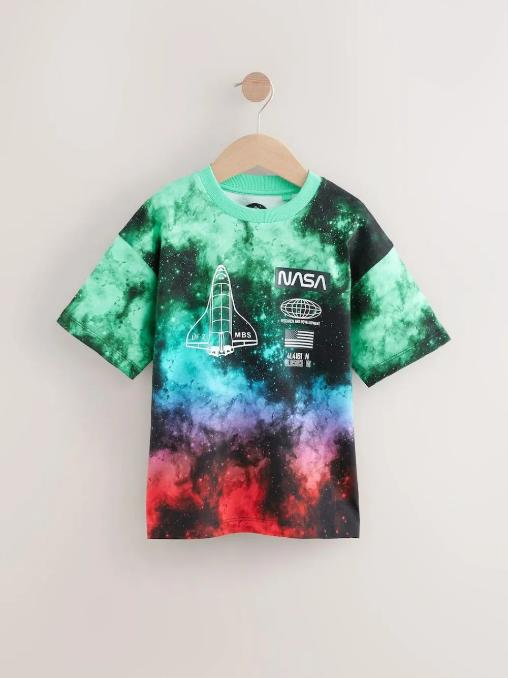 Next NASA Short Sleeve T-Shirt (3-16yrs)^BOY Tops|T-Shirts